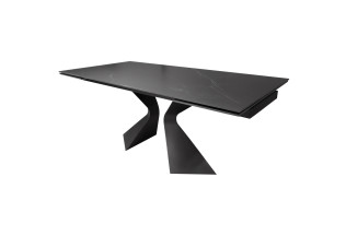 Duna Black Marbleстол раскладной керамика 180-260 см